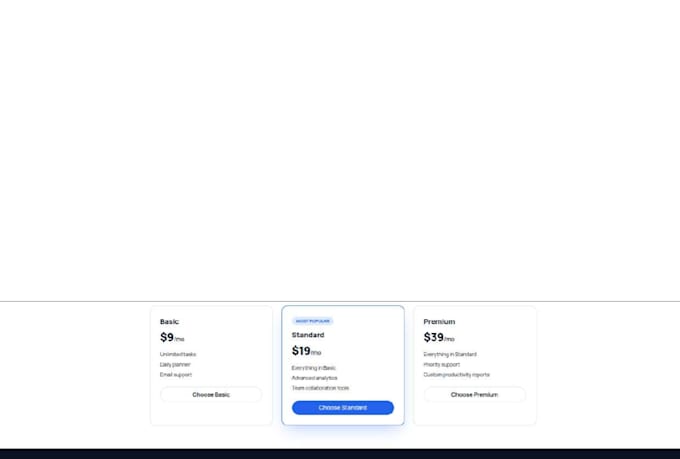 create responsive landing page using HTML CSS tailwind